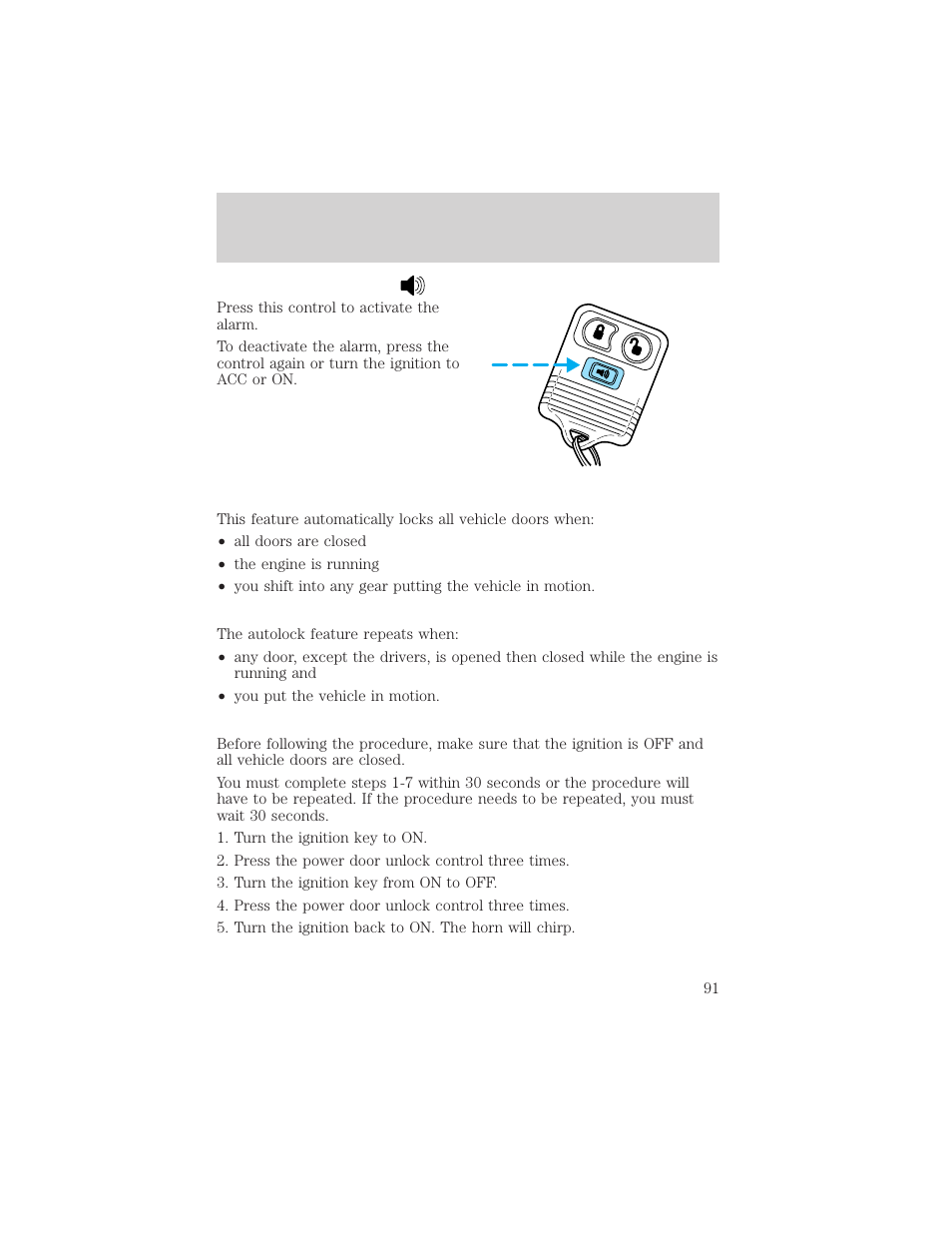 Controls and features | FORD 2000 F-150 User Manual | Page 91 / 280