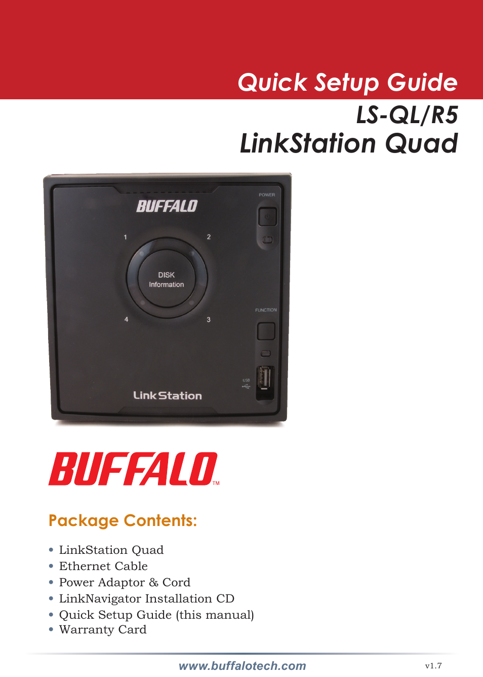 Buffalo Technology LS-QL/R5 User Manual | 12 pages