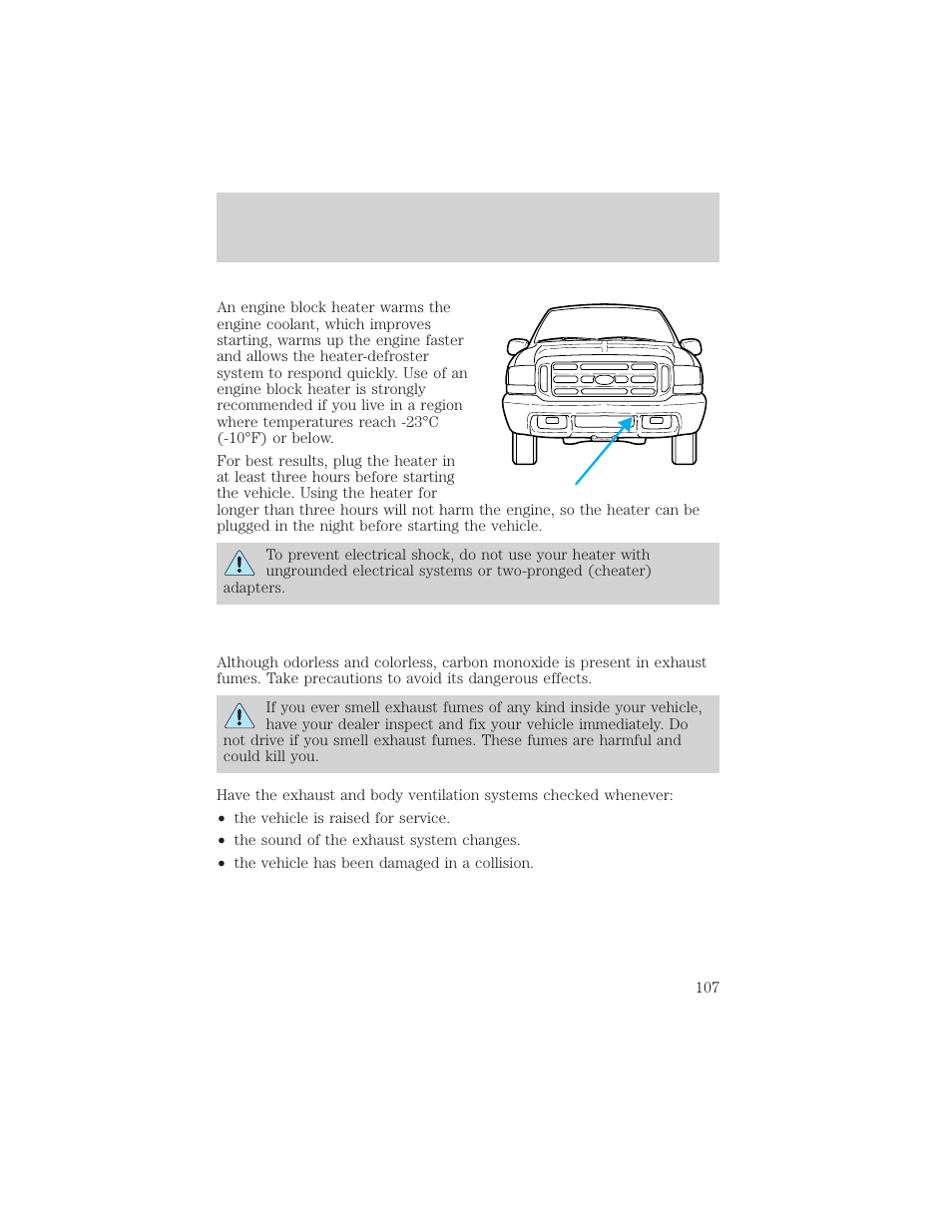 Starting | FORD 2000 F-550 v.1 User Manual | Page 107 / 256