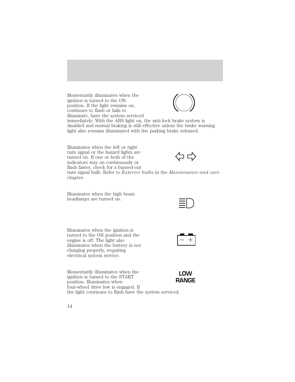 Instrumentation | FORD 2000 F-550 v.1 User Manual | Page 14 / 256
