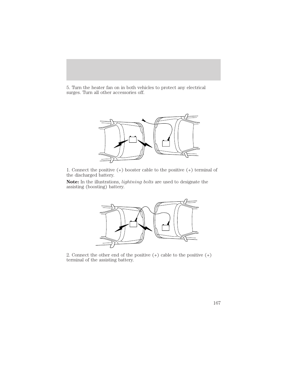 Roadside emergencies | FORD 2000 F-550 v.1 User Manual | Page 167 / 256