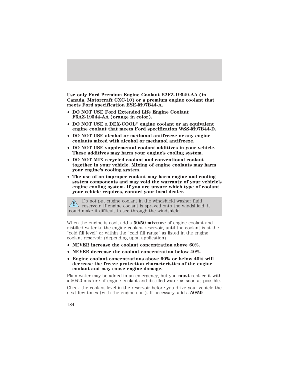 Maintenance and care | FORD 2000 F-550 v.1 User Manual | Page 184 / 256