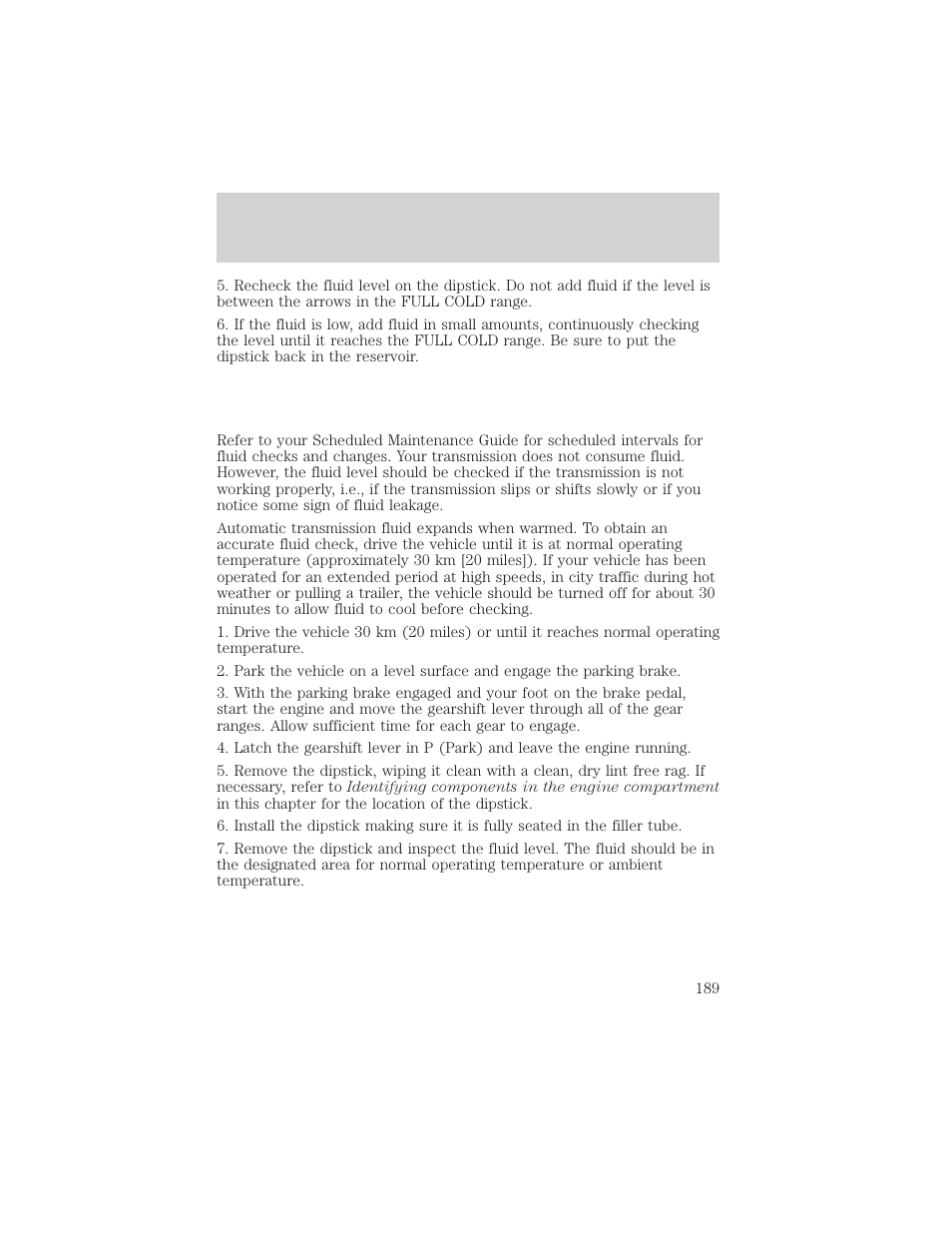 Maintenance and care | FORD 2000 F-550 v.1 User Manual | Page 189 / 256