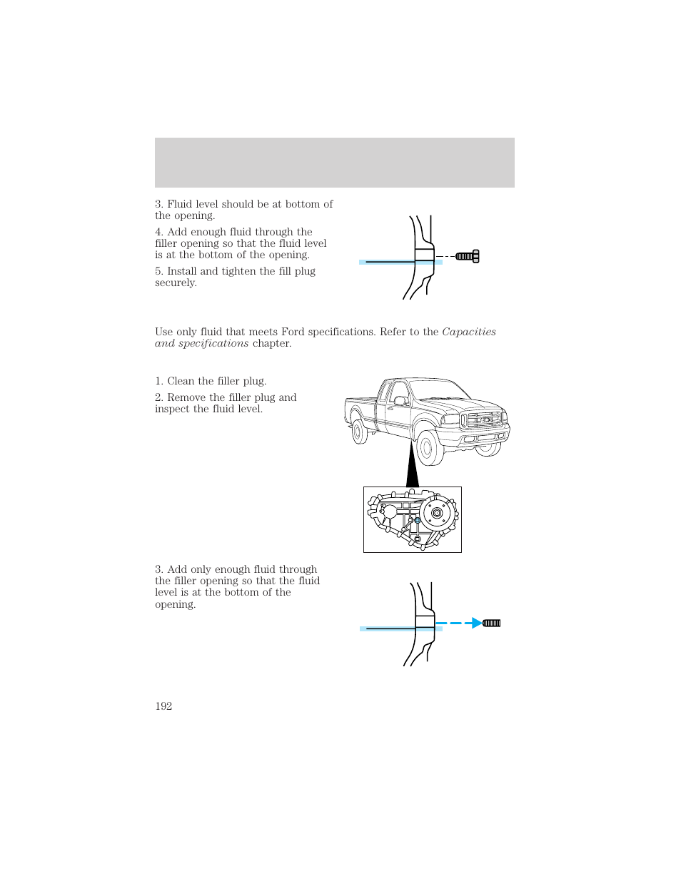 Maintenance and care | FORD 2000 F-550 v.1 User Manual | Page 192 / 256