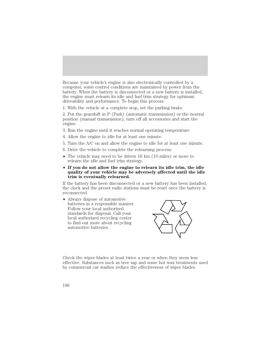 Maintenance and care | FORD 2000 F-550 v.1 User Manual | Page 196 / 256