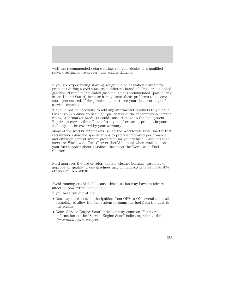 Maintenance and care | FORD 2000 F-550 v.1 User Manual | Page 205 / 256