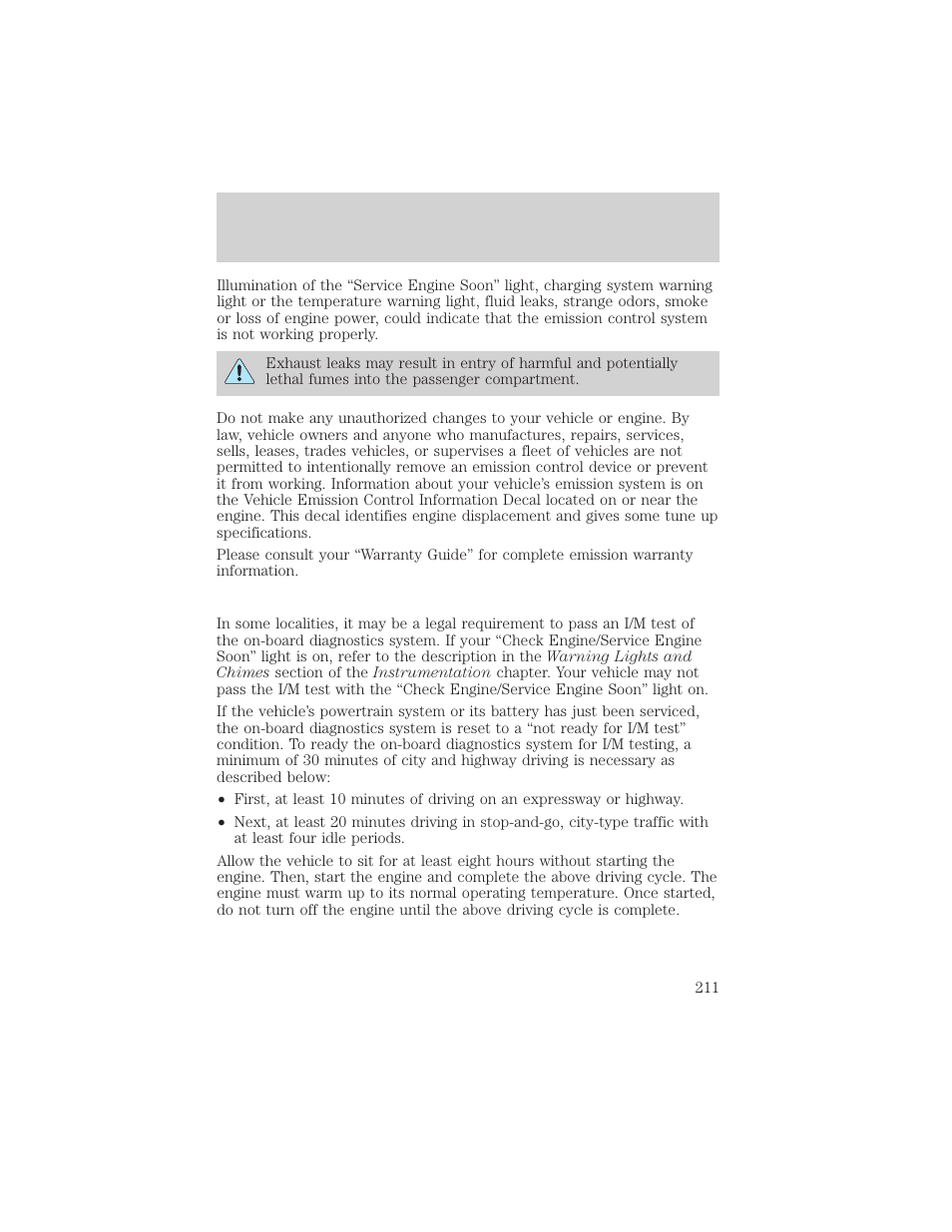 Maintenance and care | FORD 2000 F-550 v.1 User Manual | Page 211 / 256