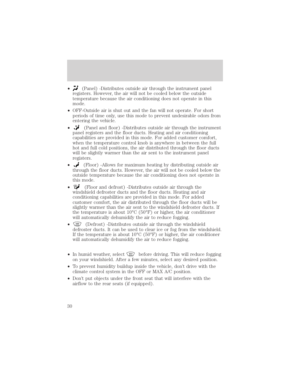 Controls and features | FORD 2000 F-550 v.1 User Manual | Page 30 / 256