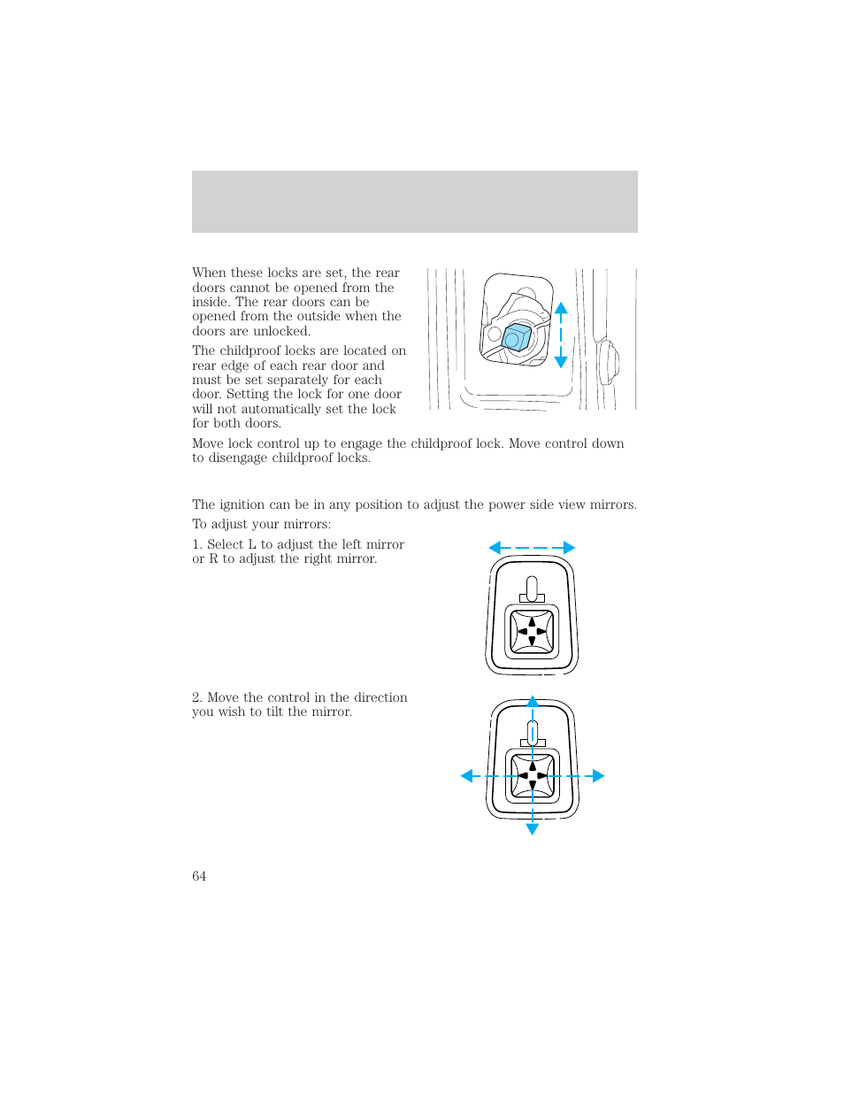 Controls and features | FORD 2000 F-550 v.1 User Manual | Page 64 / 256