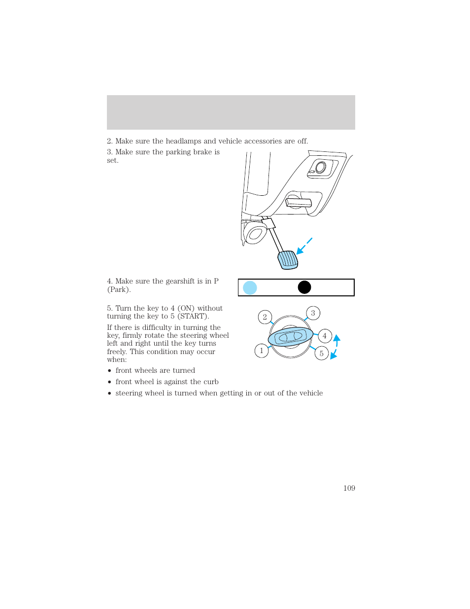 FORD 2000 Taurus User Manual | Page 109 / 232