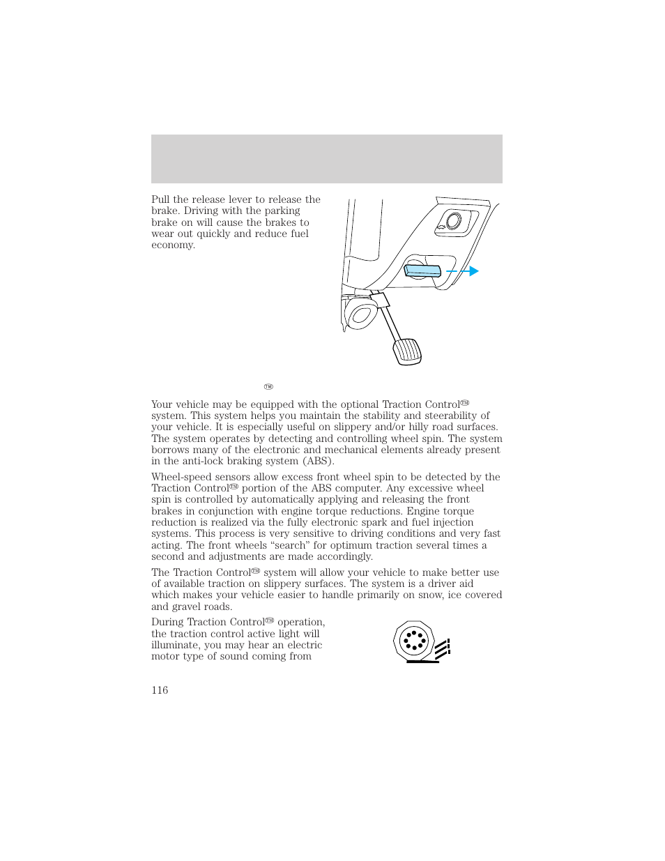 Driving | FORD 2000 Taurus User Manual | Page 116 / 232