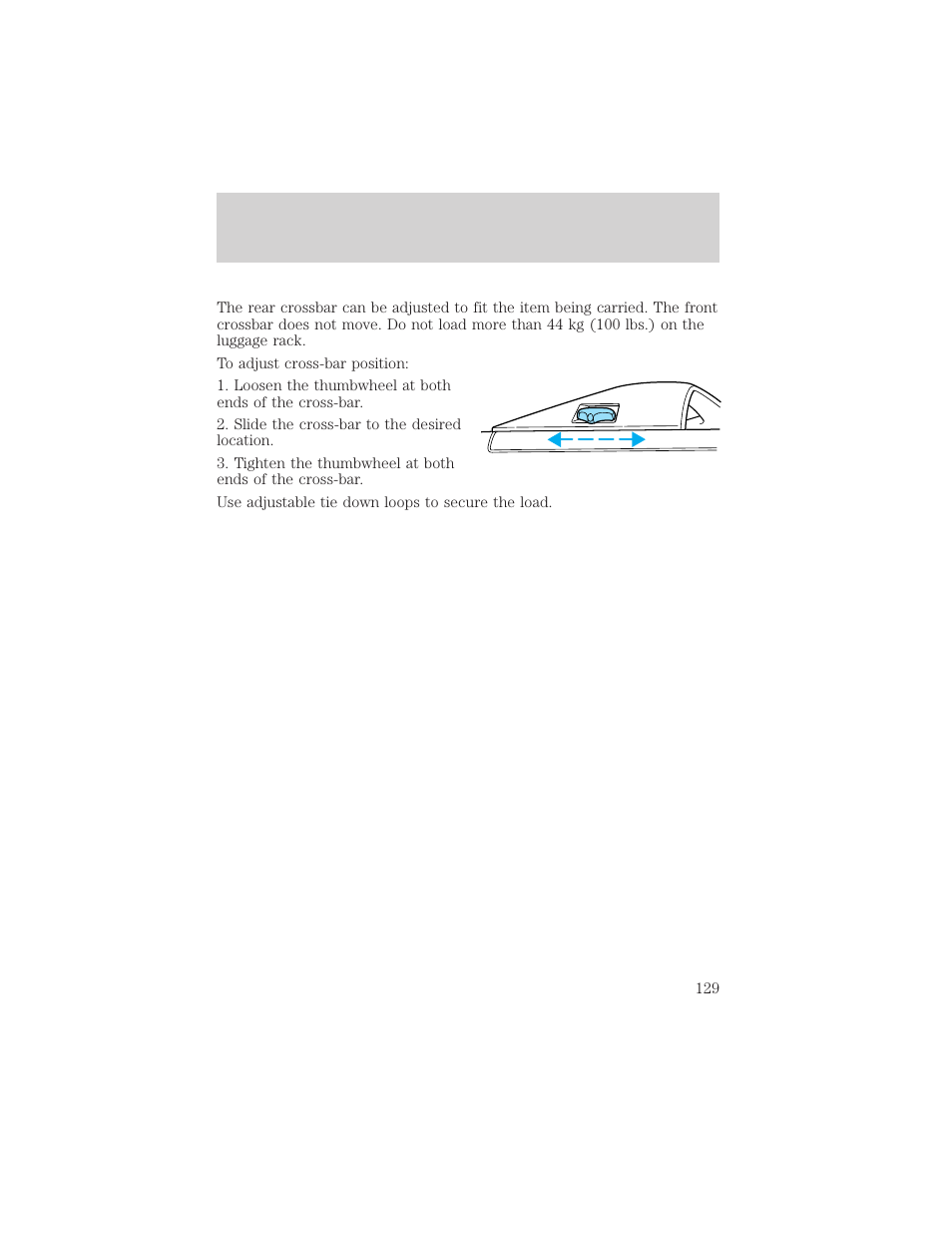 Driving | FORD 2000 Taurus User Manual | Page 129 / 232