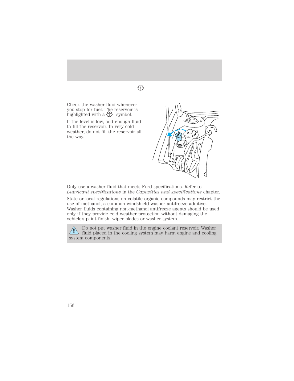 Maintenance and care | FORD 2000 Taurus User Manual | Page 156 / 232