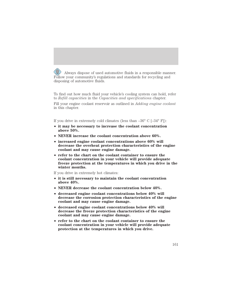 Maintenance and care | FORD 2000 Taurus User Manual | Page 161 / 232