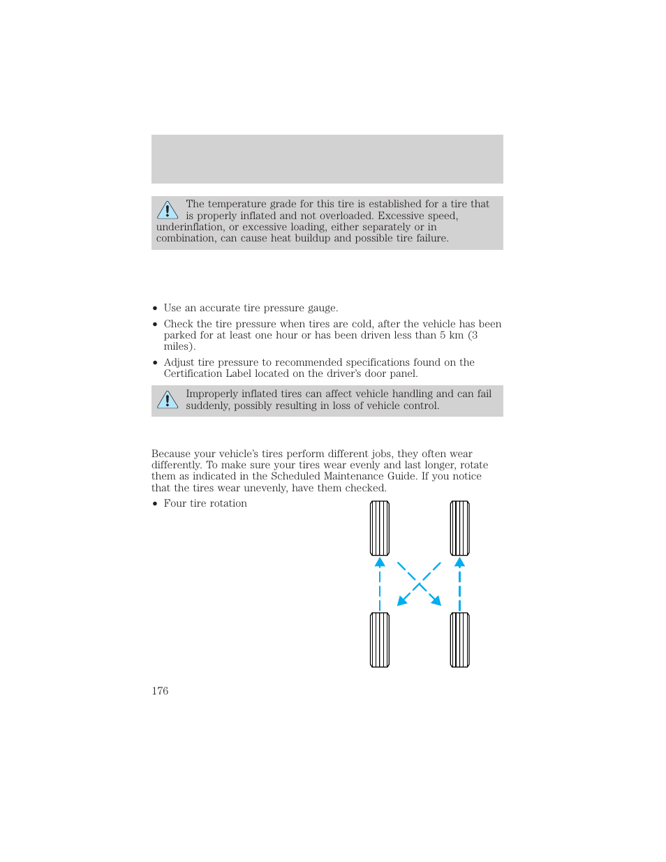 Maintenance and care | FORD 2000 Taurus User Manual | Page 176 / 232