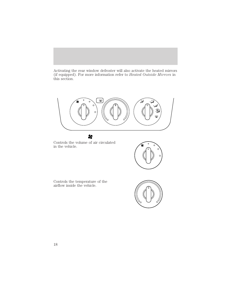 Controls and features | FORD 2000 Taurus User Manual | Page 18 / 232