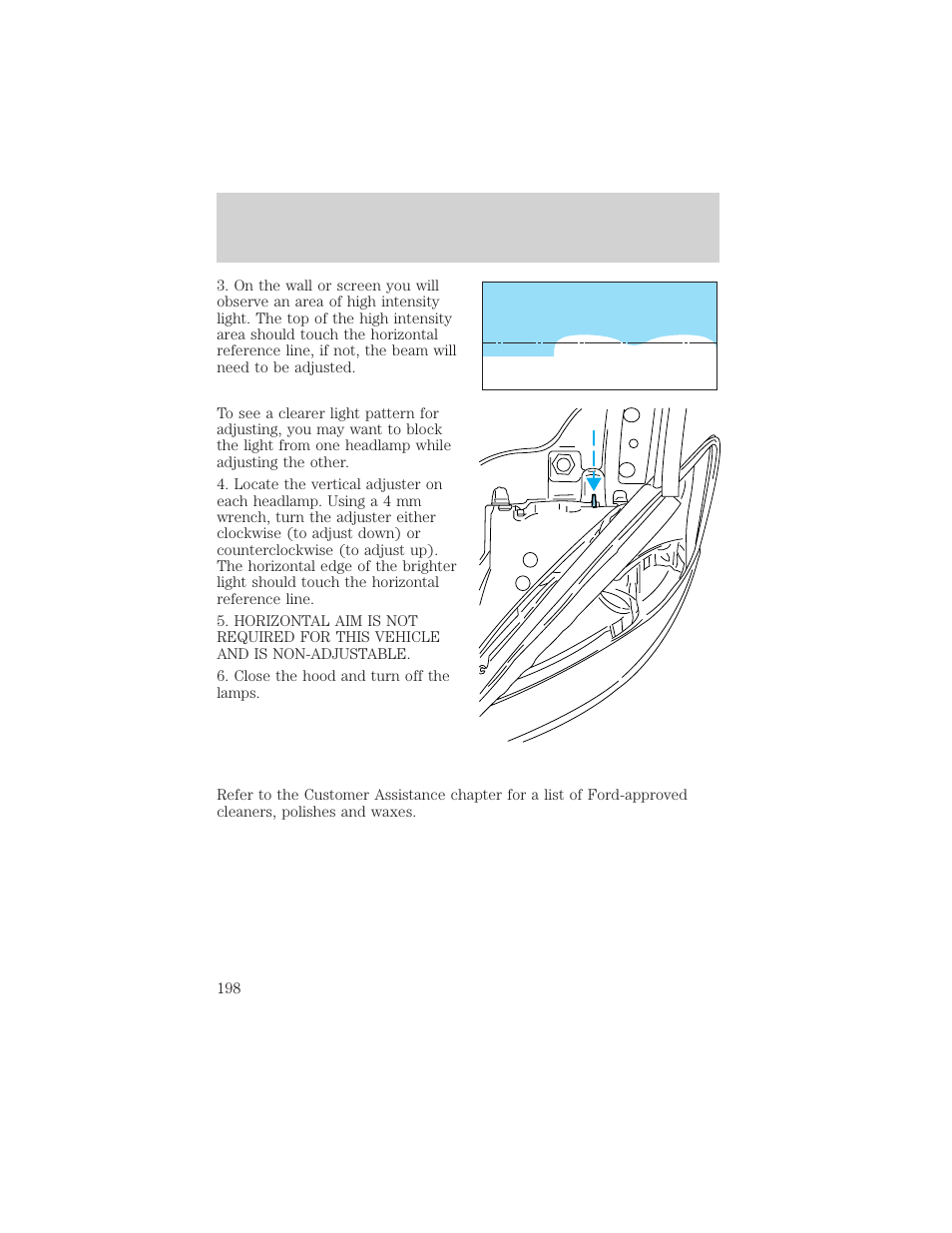 Maintenance and care | FORD 2000 Taurus User Manual | Page 198 / 232