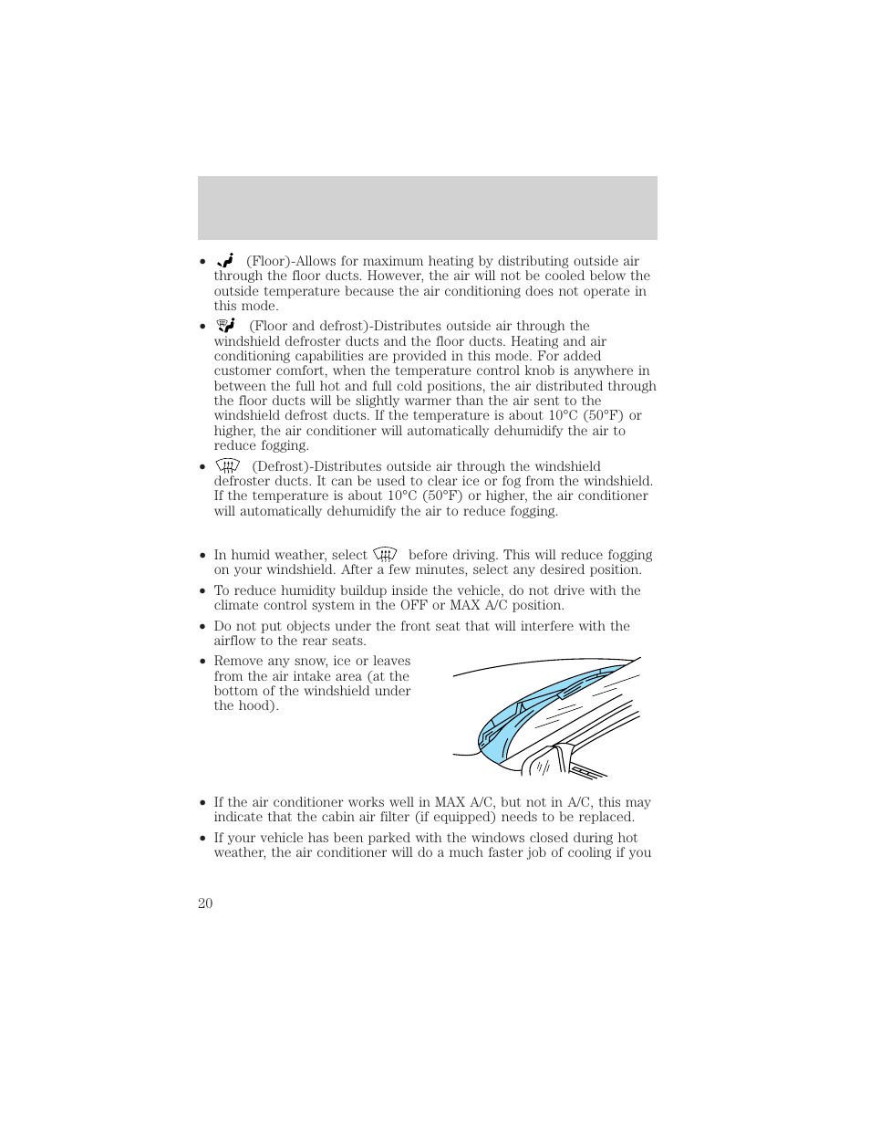Controls and features | FORD 2000 Taurus User Manual | Page 20 / 232