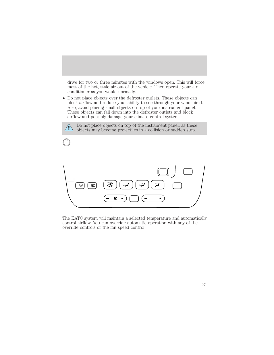 Controls and features | FORD 2000 Taurus User Manual | Page 21 / 232