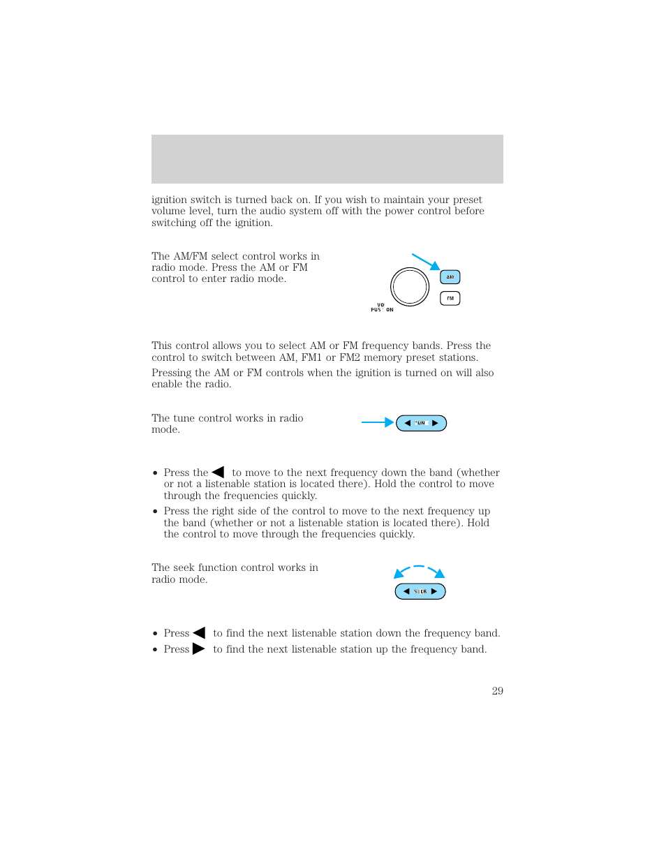 Controls and features | FORD 2000 Taurus User Manual | Page 29 / 232