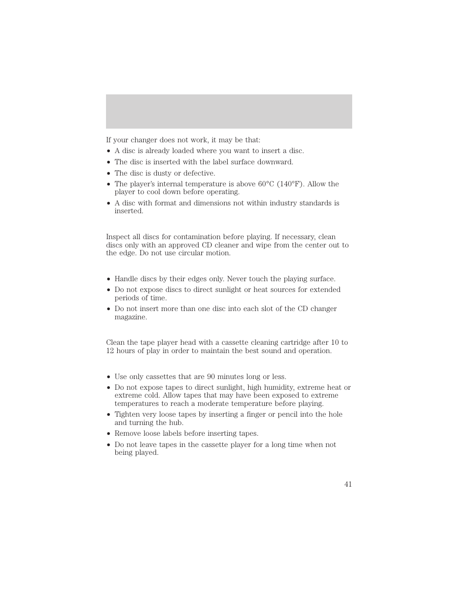 Controls and features | FORD 2000 Taurus User Manual | Page 41 / 232