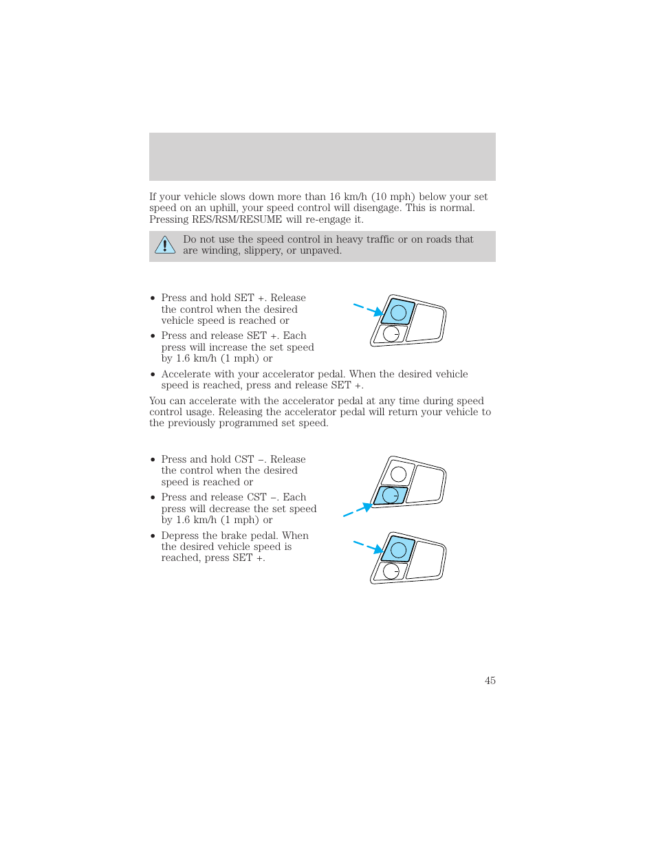 Controls and features | FORD 2000 Taurus User Manual | Page 45 / 232