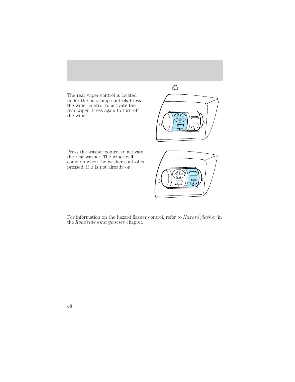Controls and features | FORD 2000 Taurus User Manual | Page 48 / 232