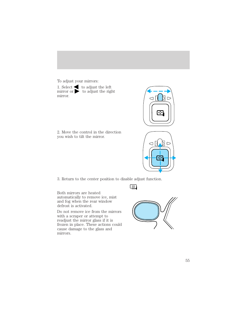 Controls and features | FORD 2000 Taurus User Manual | Page 55 / 232