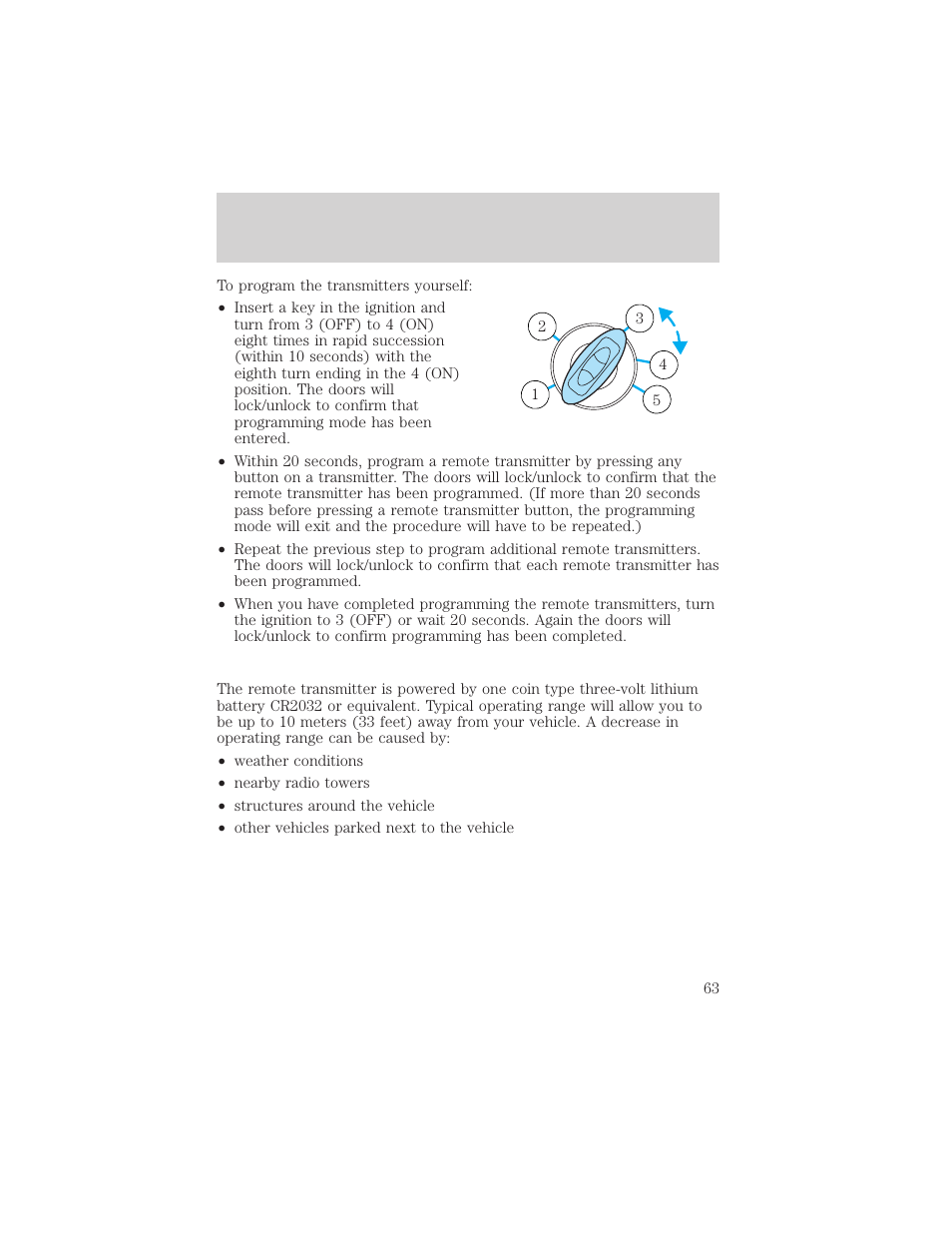 Controls and features | FORD 2000 Taurus User Manual | Page 63 / 232