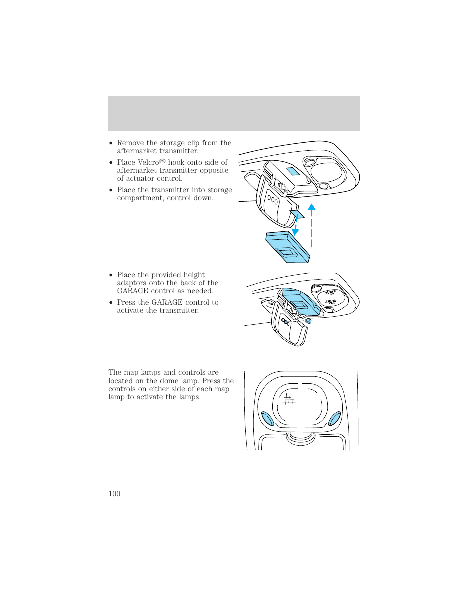 Controls and features | FORD 2000 Windstar User Manual | Page 100 / 280