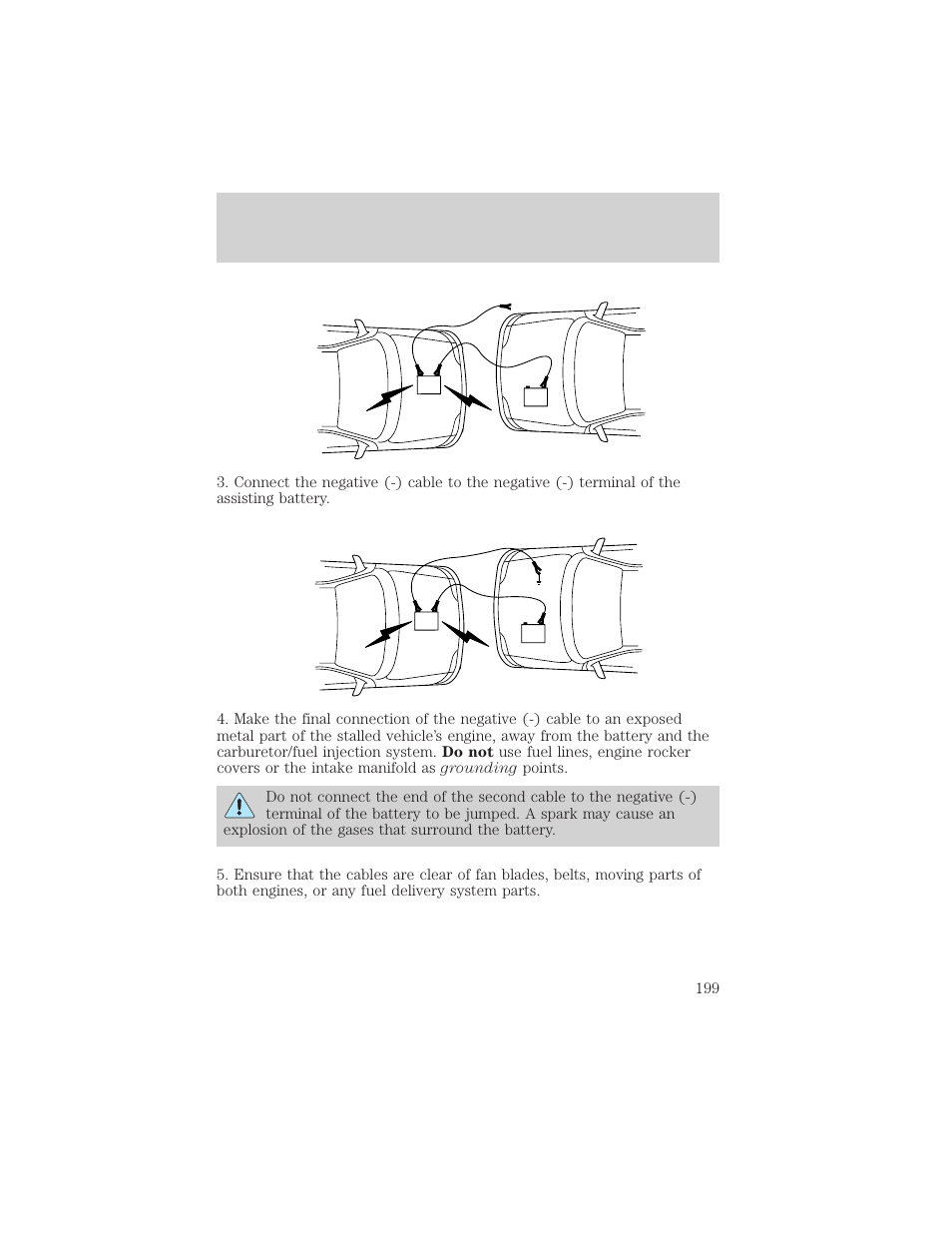 Roadside emergencies | FORD 2000 Windstar User Manual | Page 199 / 280