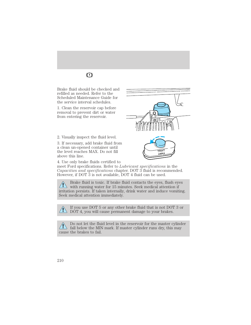 Maintenance and care | FORD 2000 Windstar User Manual | Page 210 / 280