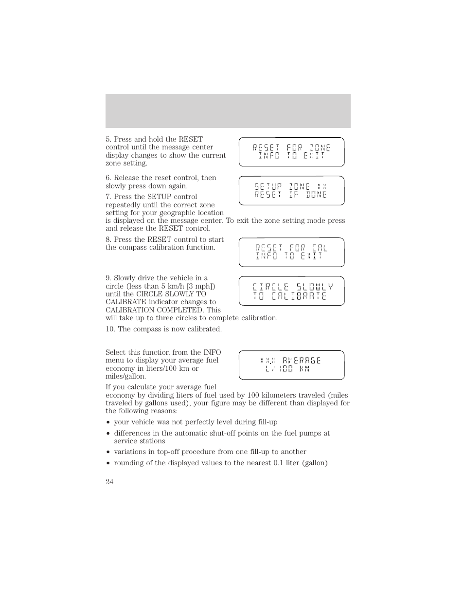 Instrumentation | FORD 2000 Windstar User Manual | Page 24 / 280