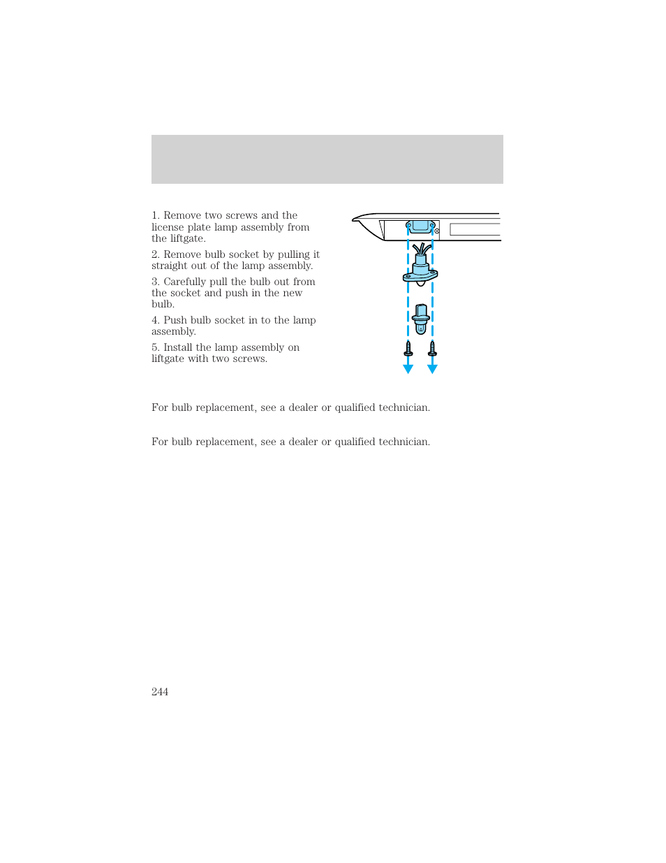 Maintenance and care | FORD 2000 Windstar User Manual | Page 244 / 280