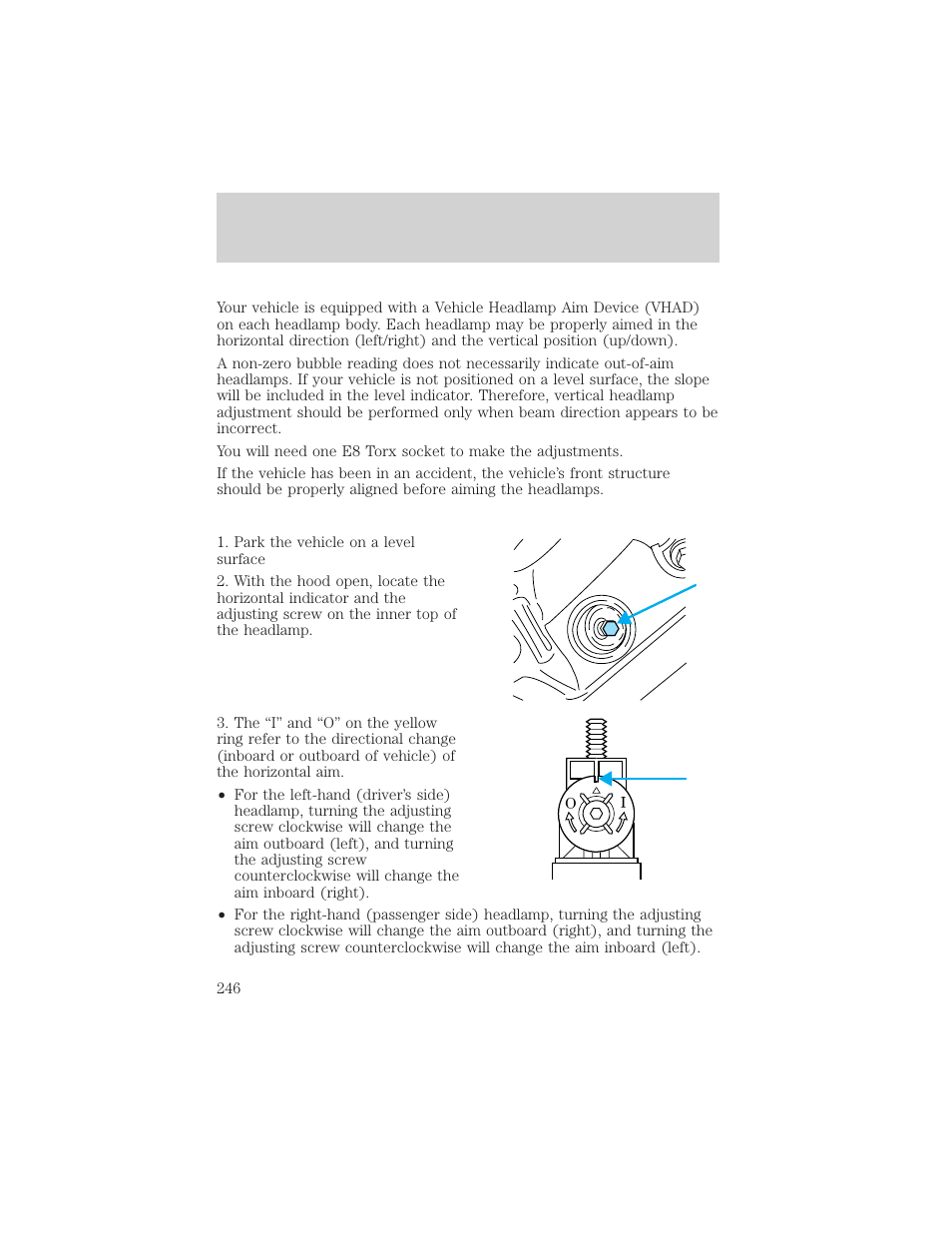 Maintenance and care | FORD 2000 Windstar User Manual | Page 246 / 280