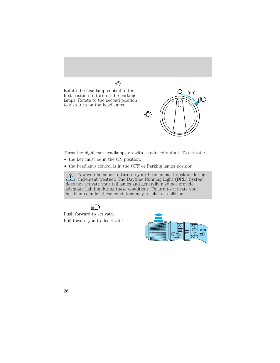 Controls and features | FORD 2000 Windstar User Manual | Page 26 / 280