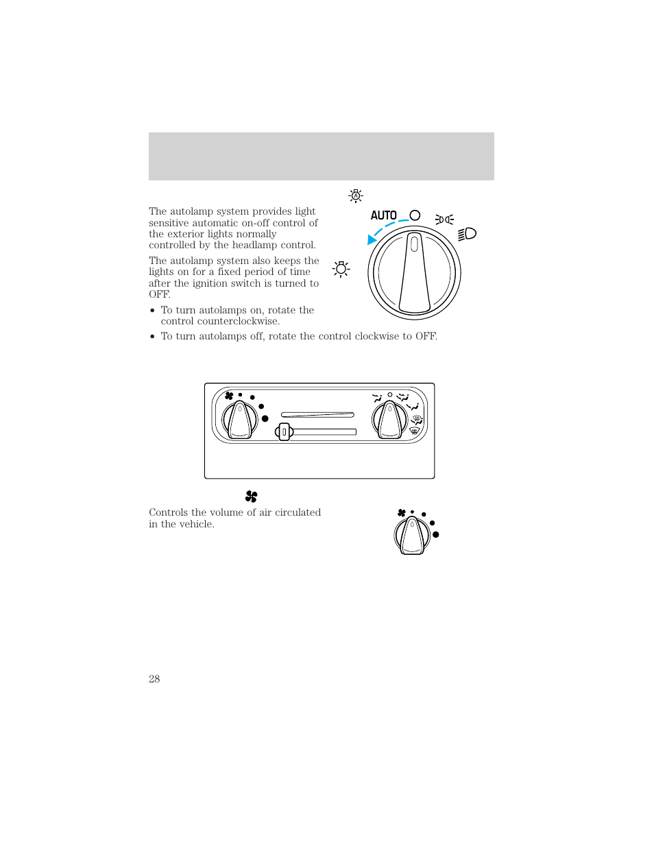 Controls and features | FORD 2000 Windstar User Manual | Page 28 / 280