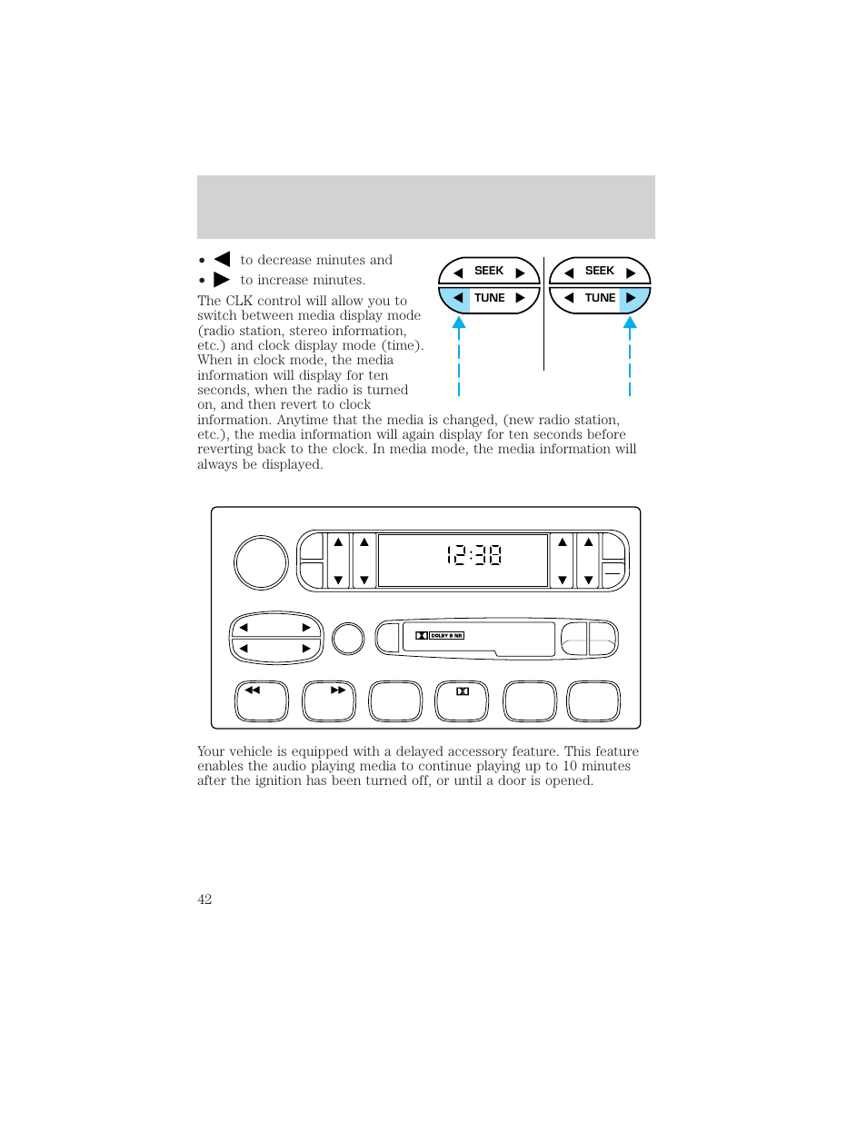 Controls and features | FORD 2000 Windstar User Manual | Page 42 / 280