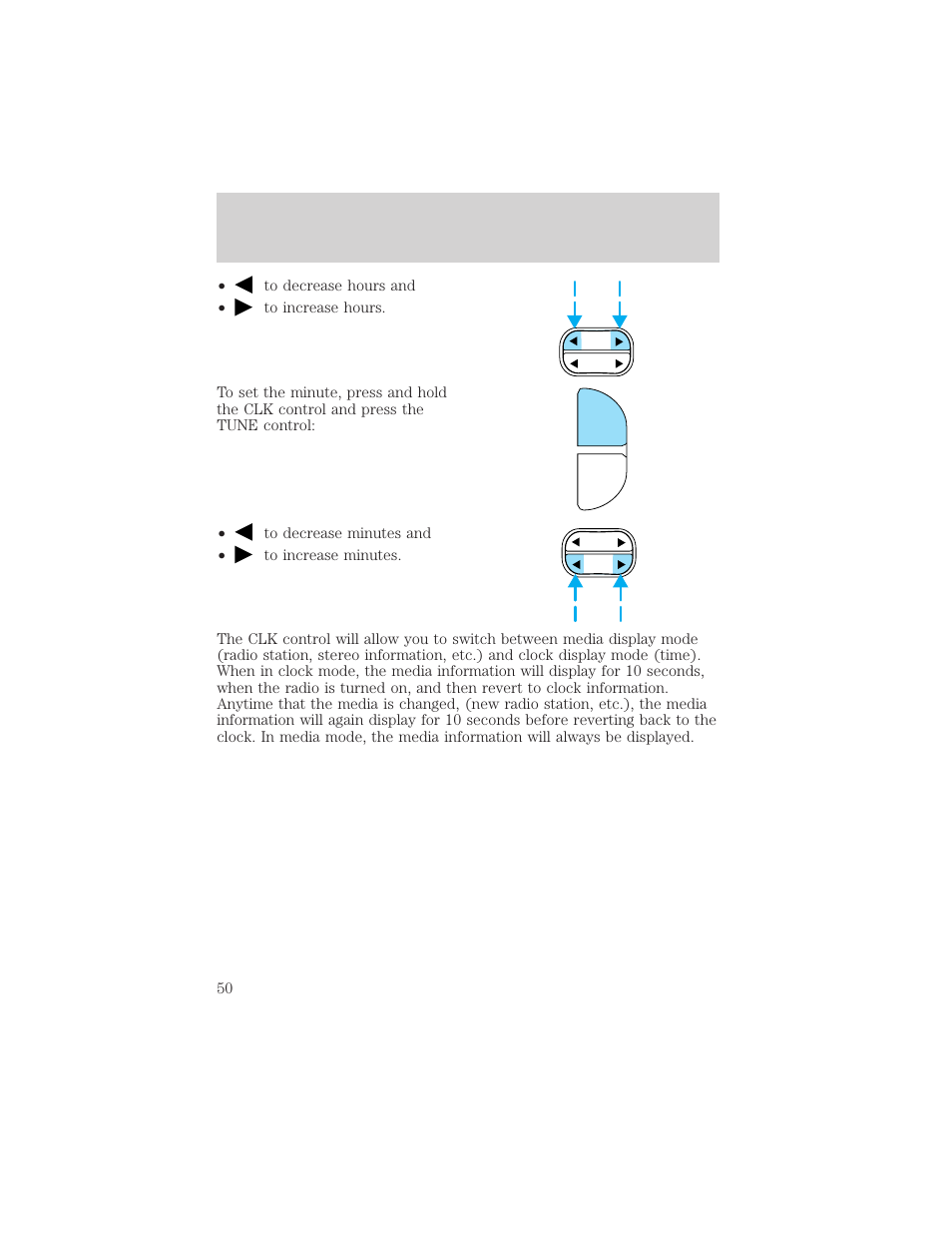 Controls and features, Tape ams | FORD 2000 Windstar User Manual | Page 50 / 280