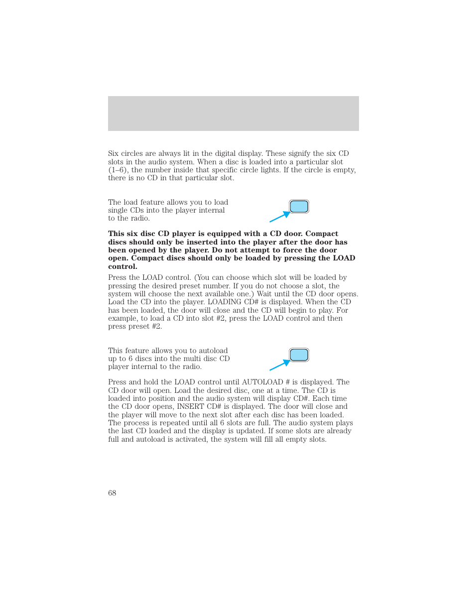 Controls and features | FORD 2000 Windstar User Manual | Page 68 / 280