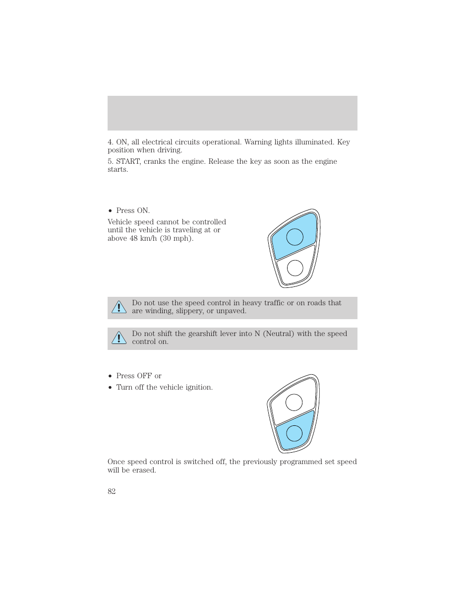 Controls and features | FORD 2000 Windstar User Manual | Page 82 / 280