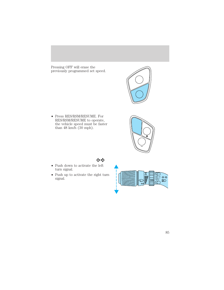 Controls and features | FORD 2000 Windstar User Manual | Page 85 / 280