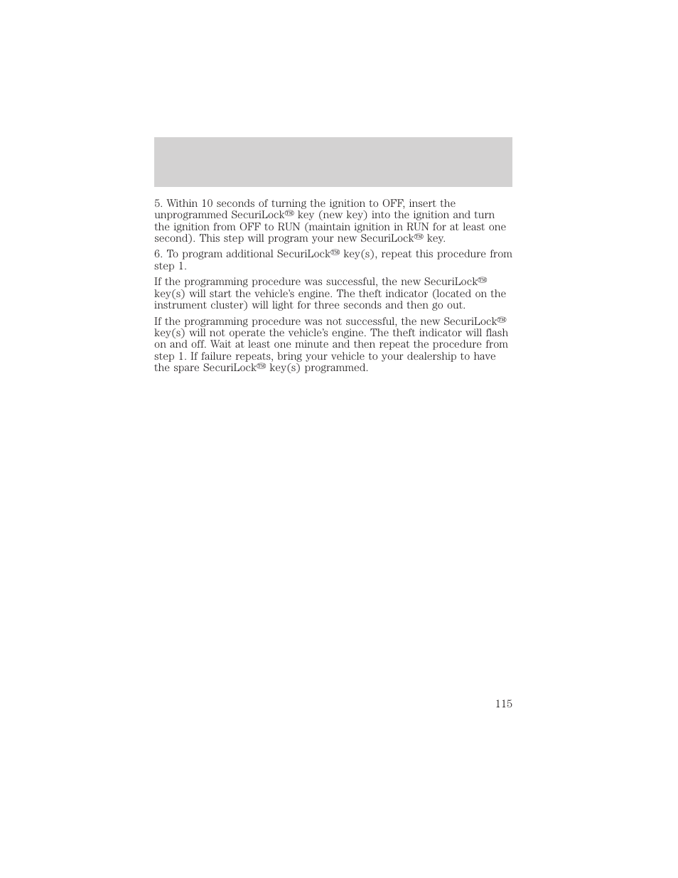 Controls and features | FORD 1999 Explorer User Manual | Page 115 / 264