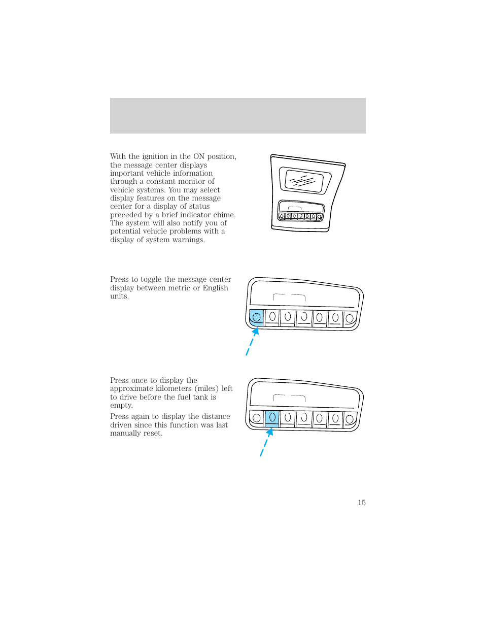 Instrumentation | FORD 1999 Explorer User Manual | Page 15 / 264