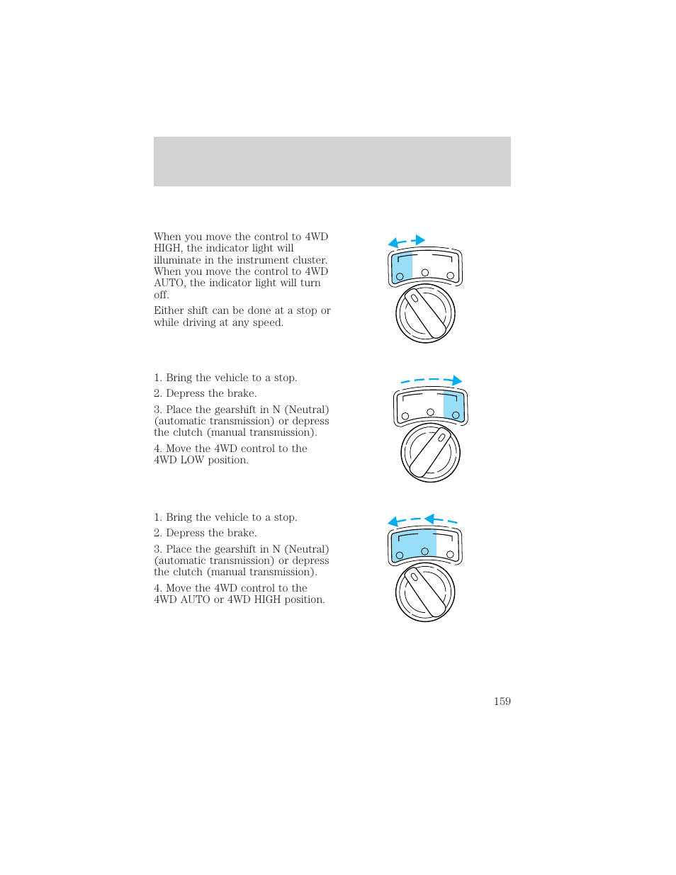 Driving | FORD 1999 Explorer User Manual | Page 159 / 264