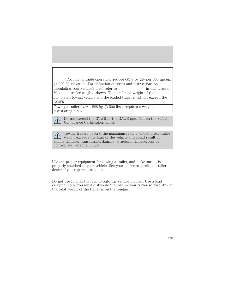 Driving | FORD 1999 Explorer User Manual | Page 173 / 264