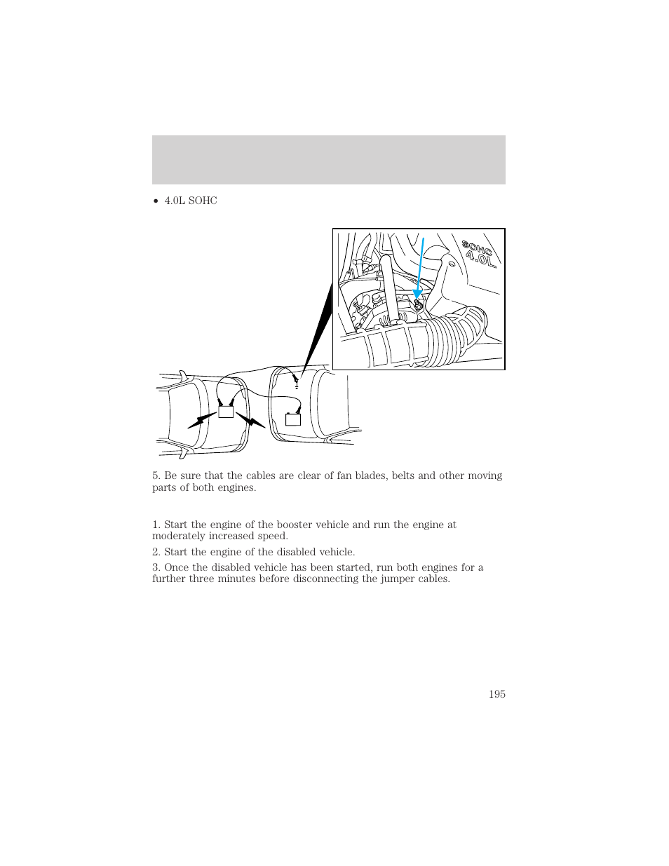 Roadside emergencies | FORD 1999 Explorer User Manual | Page 195 / 264