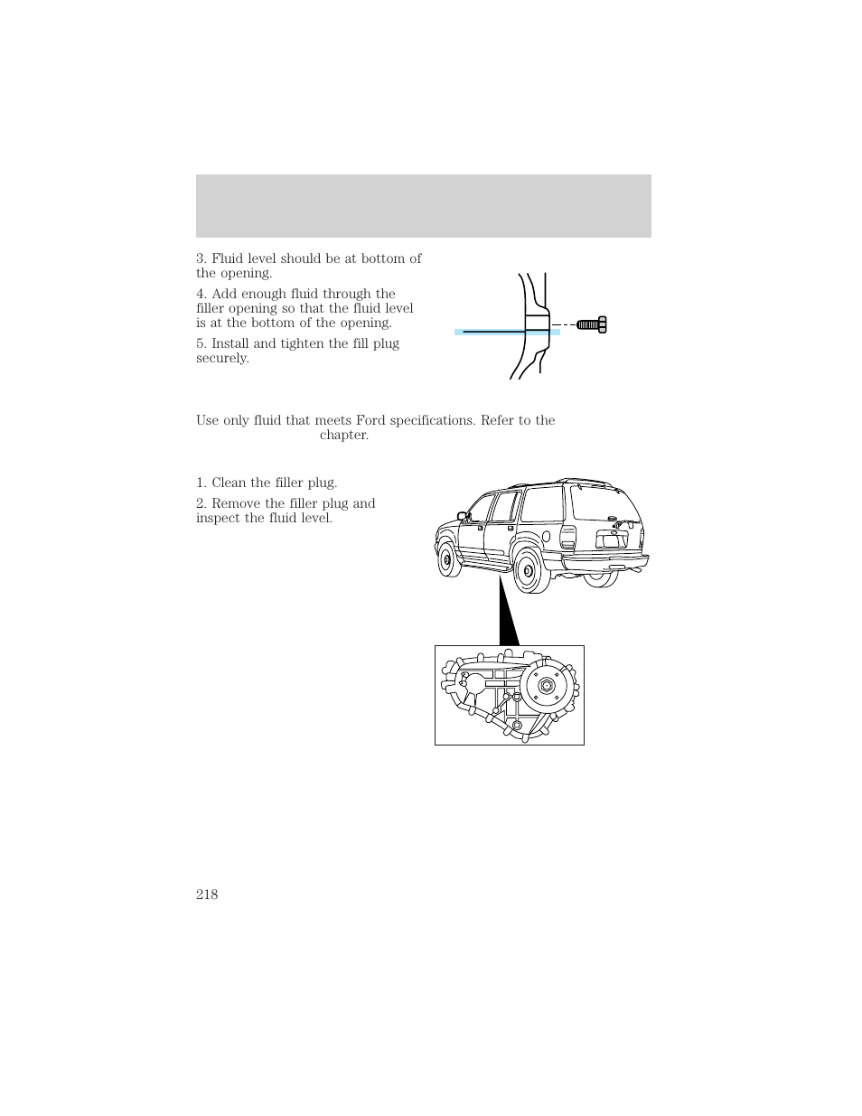 Maintenance and care | FORD 1999 Explorer User Manual | Page 218 / 264