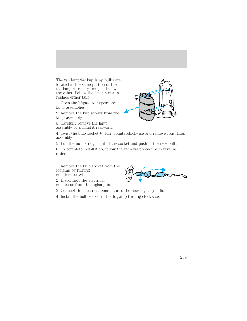 Maintenance and care | FORD 1999 Explorer User Manual | Page 239 / 264