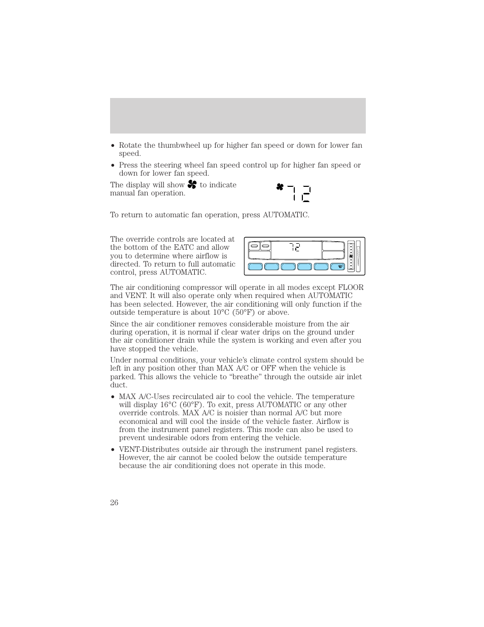 Controls and features | FORD 1999 Explorer User Manual | Page 26 / 264